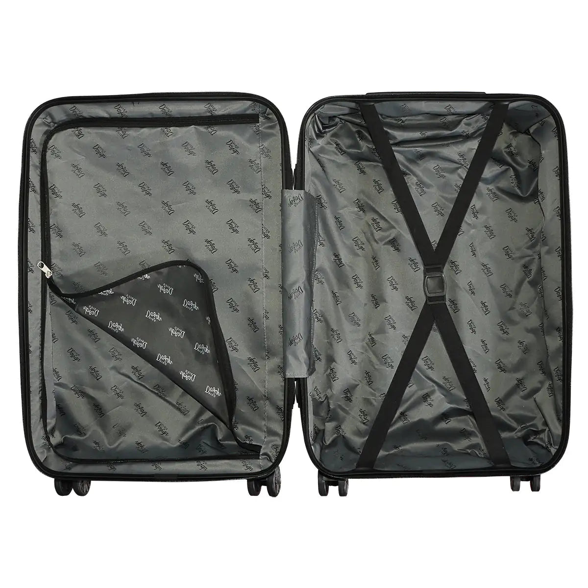 Biggdesign Moods Up Carry On Luggage, Antracite, 20-Inch - 68819356
