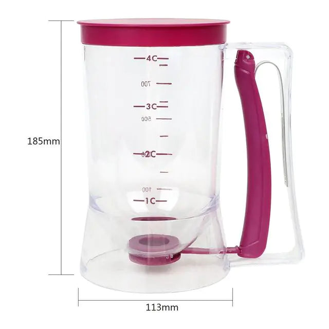 900ml Handheld Batter Funnel for Home Use