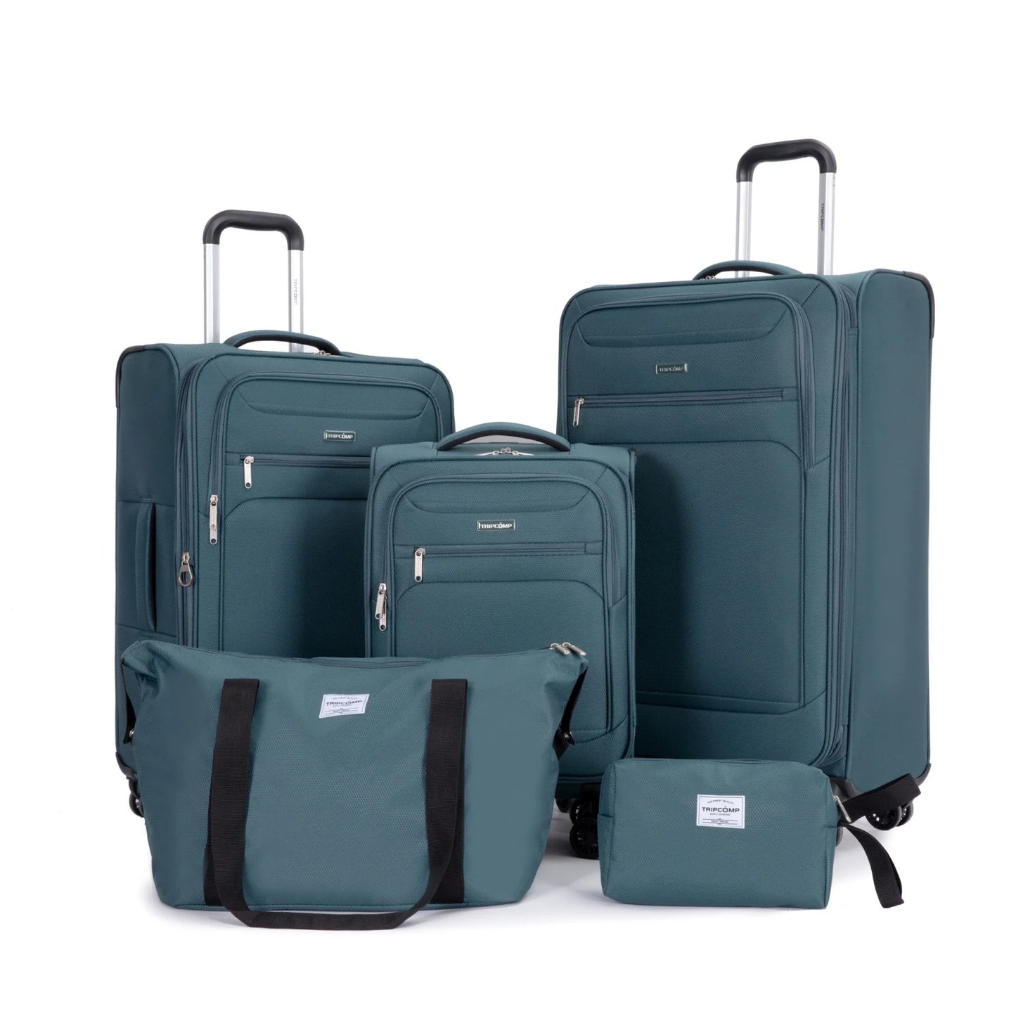 Luggage Set with Expandable, Lightweight Softside