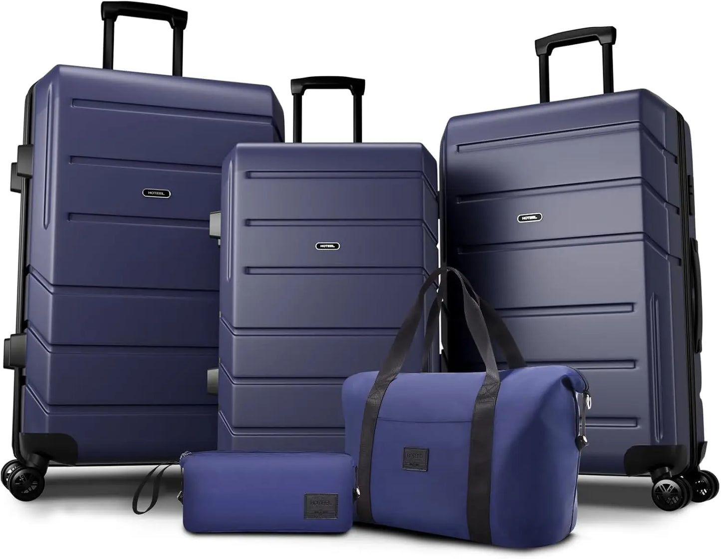 5PCS Luggage Set Expandable ABS+PC Hardshell