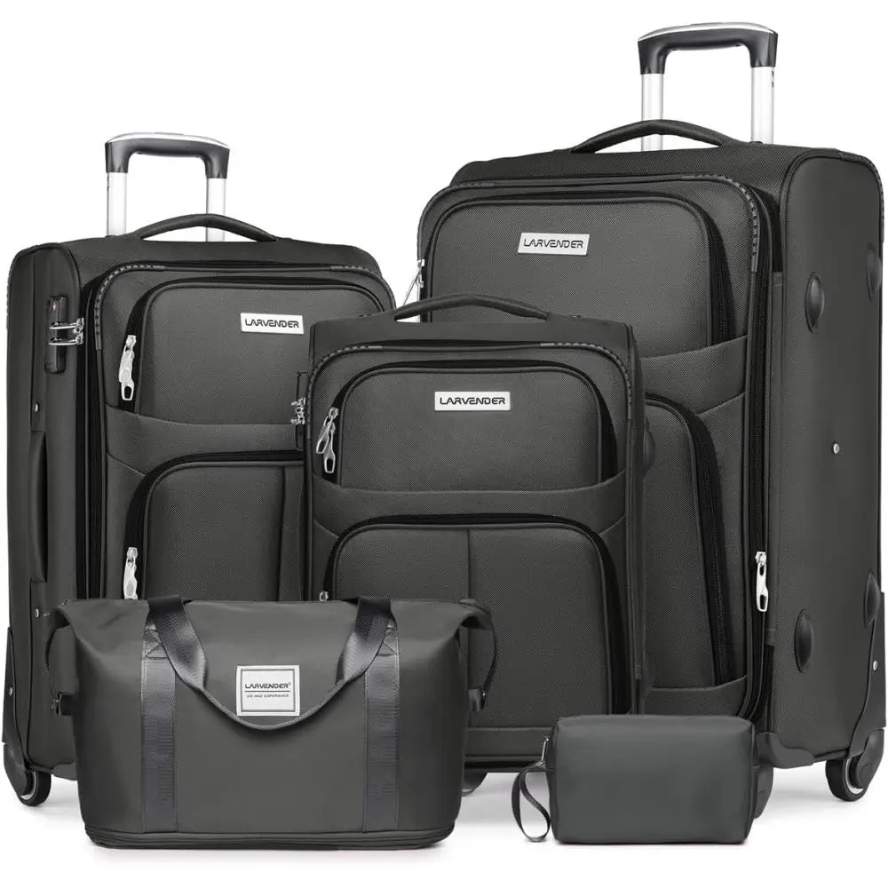Luggage Sets,Soft side Expandable Suitcases Set,