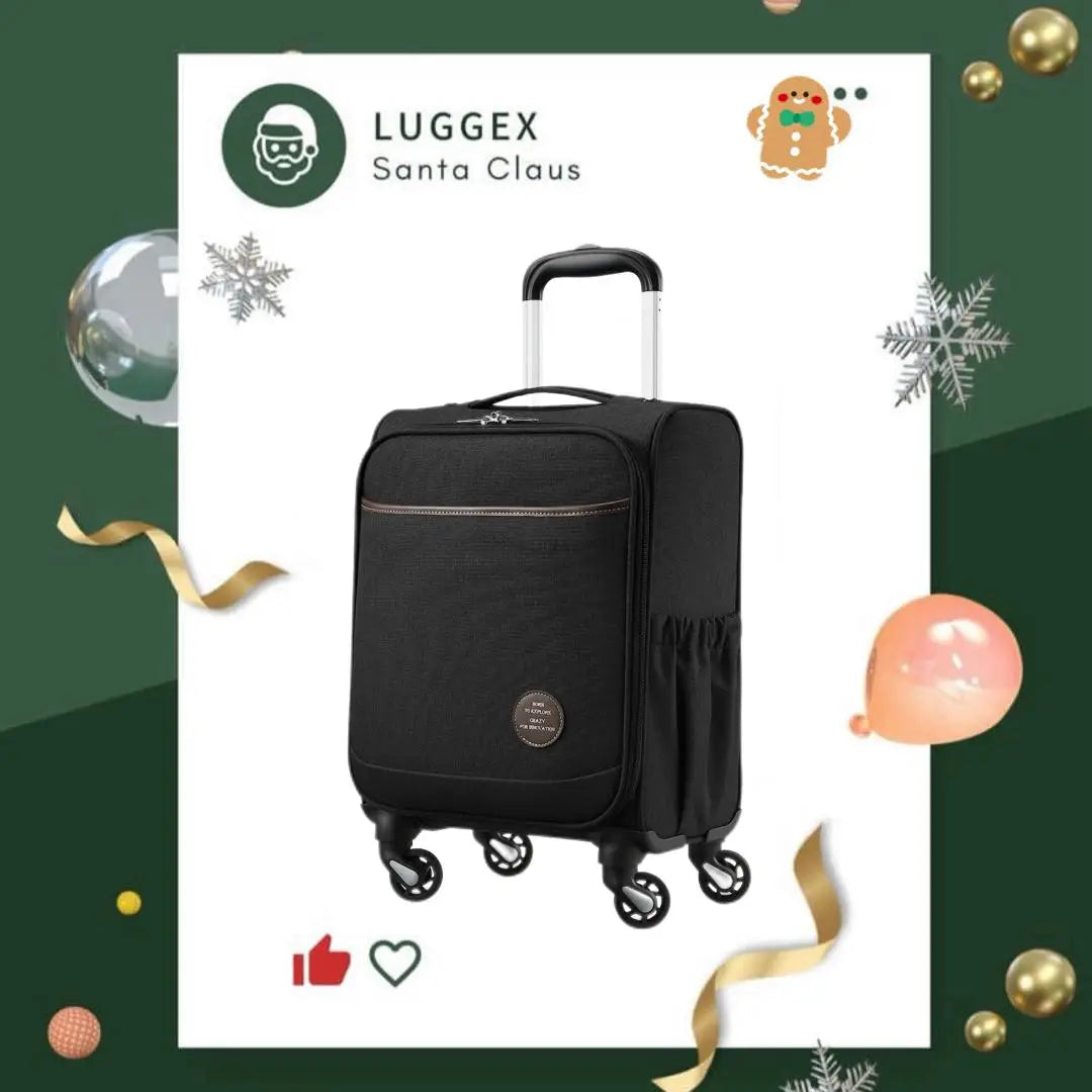 Underseat Carry-on Luggage with Wheels Lightweight