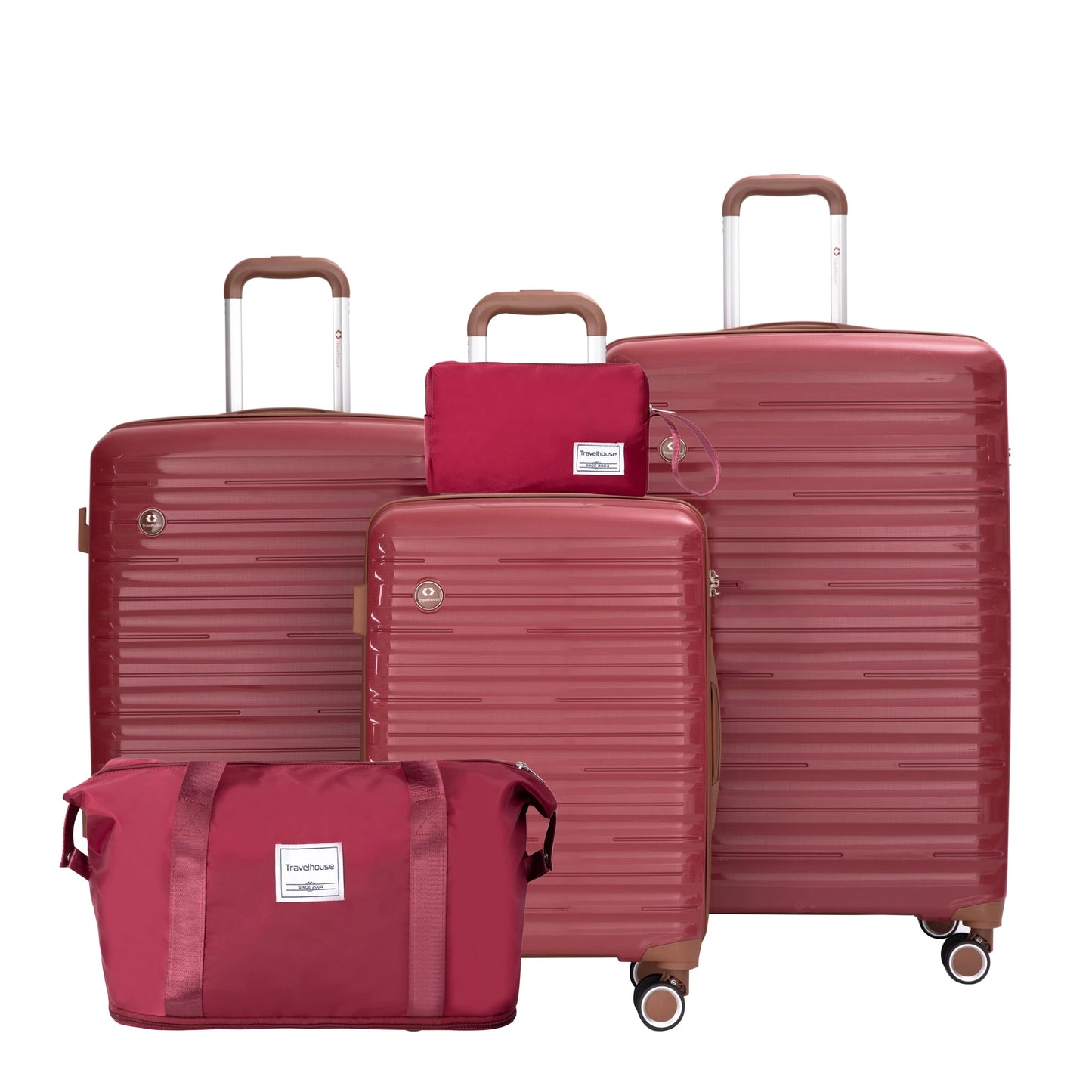 Luggage Set Suitcases Double Spinner Wheels TSA Lock