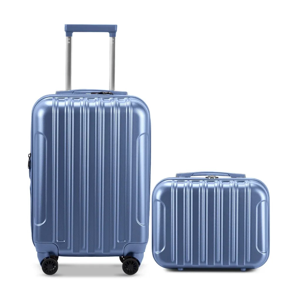 2 Piece Luggage Set Carry-On Expandble Luggage