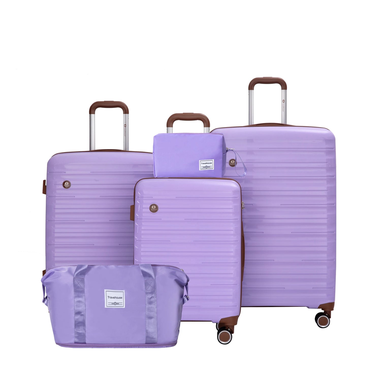 Luggage Set Suitcases Double Spinner Wheels TSA Lock
