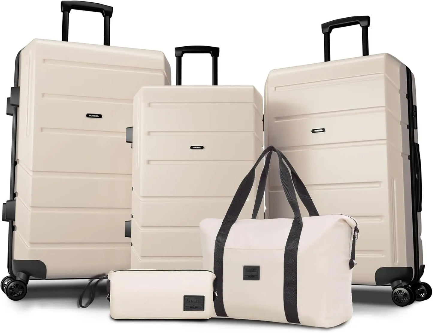 5PCS Luggage Set Expandable ABS+PC Hardshell