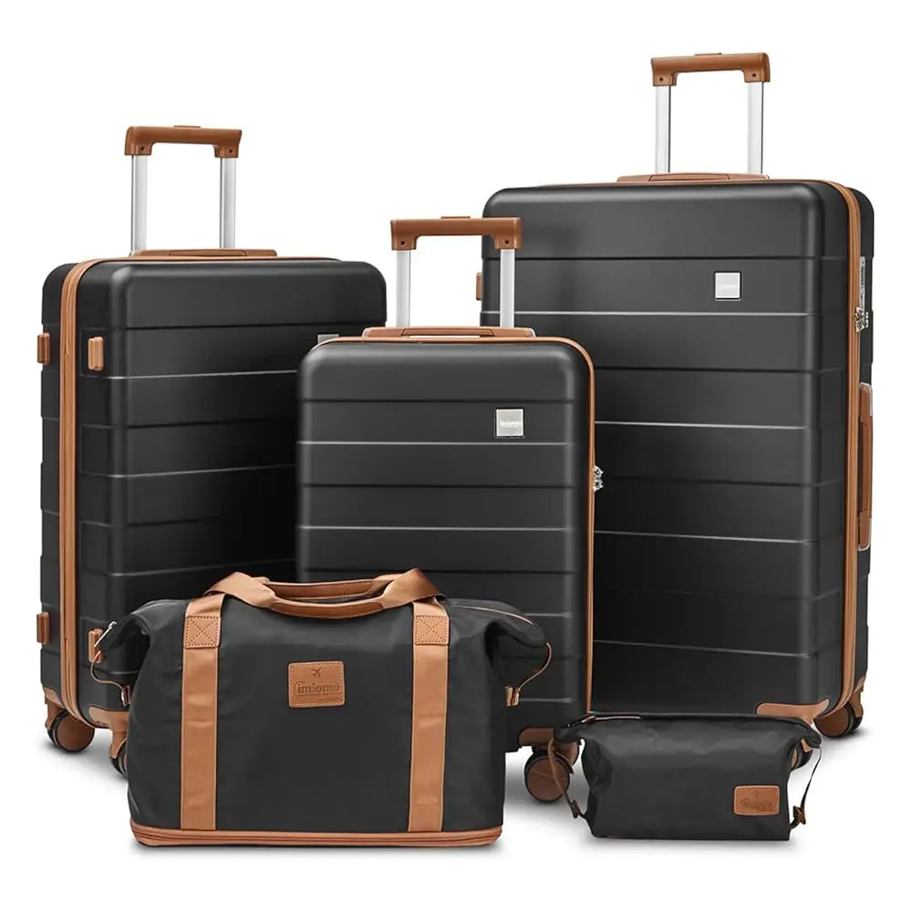 Travel Luggage Set Hard Shell Lightweight Carry Suitcase