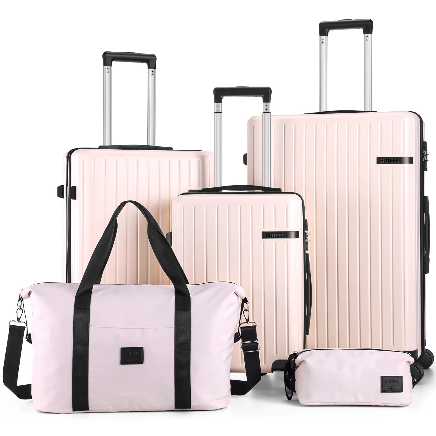 5PCS Luggage Set Expandable ABS+PC Hardshell
