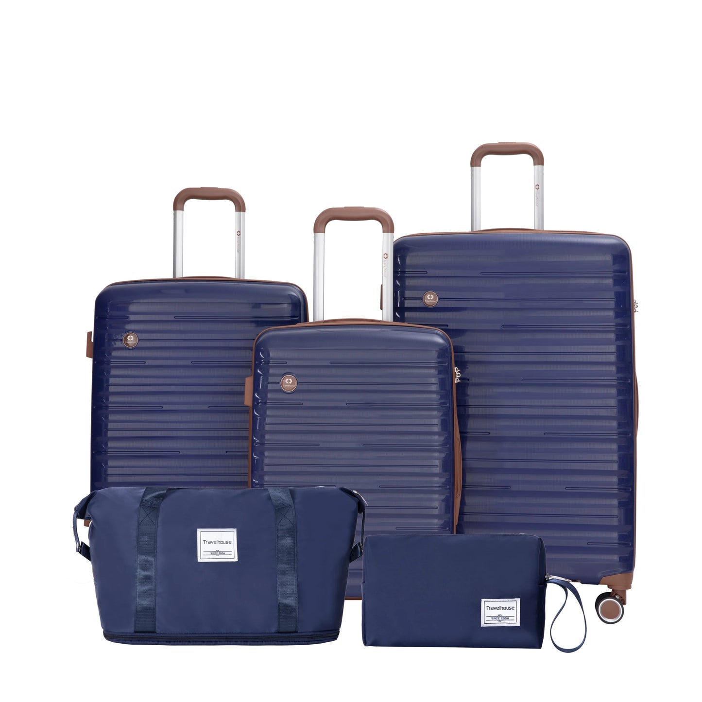 Luggage Set Suitcases Double Spinner Wheels TSA Lock