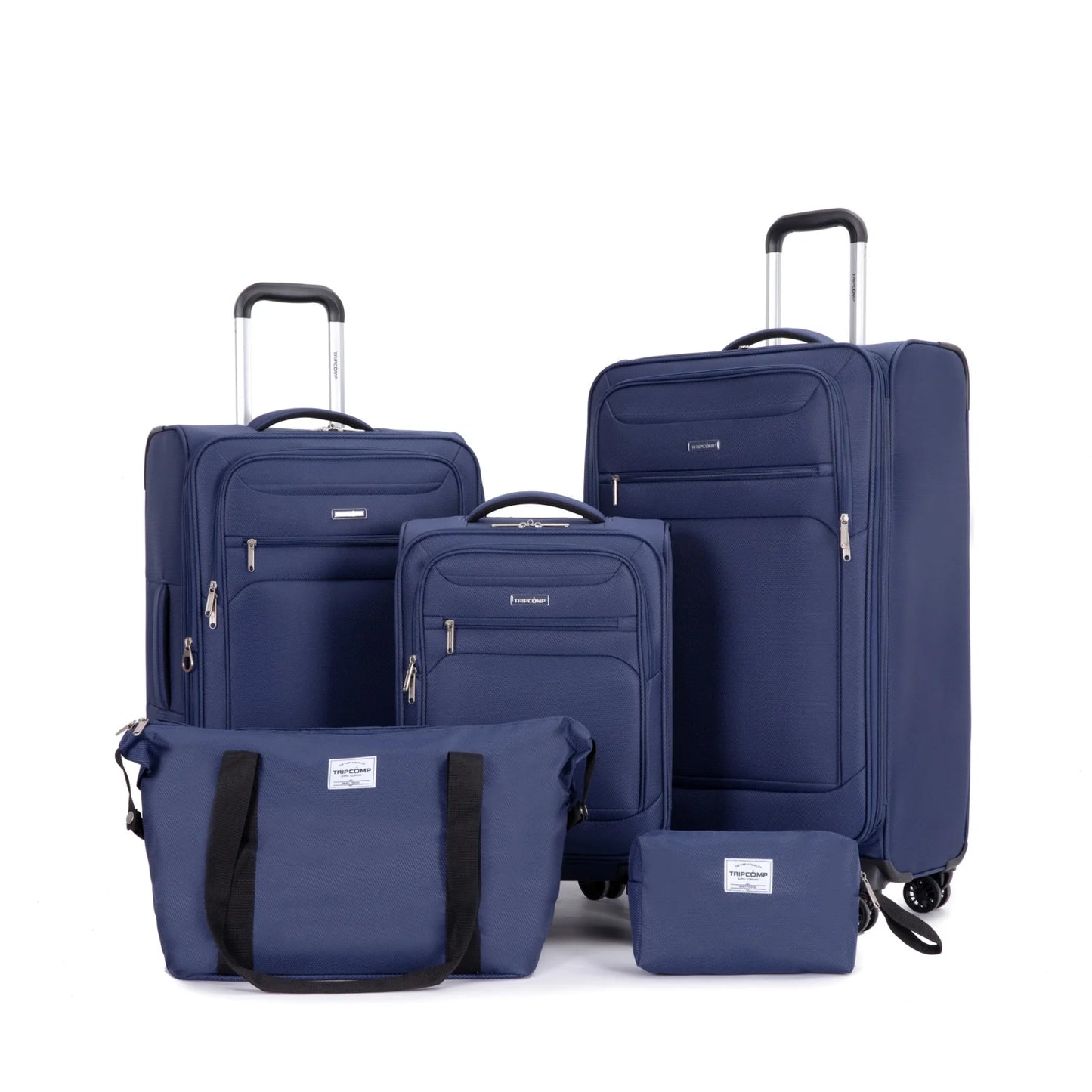 Luggage Set with Expandable, Lightweight Softside