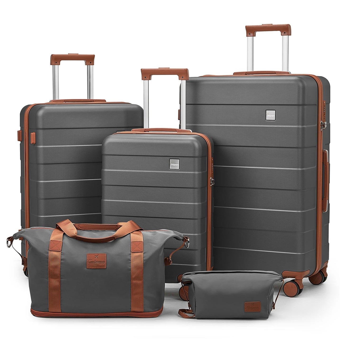 Travel Luggage Set Hard Shell Lightweight Carry Suitcase