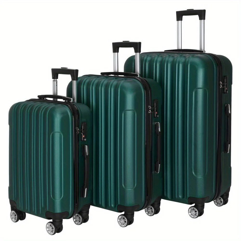 Luggage Travel ABS trolley Hard shell suitcase TSA lock