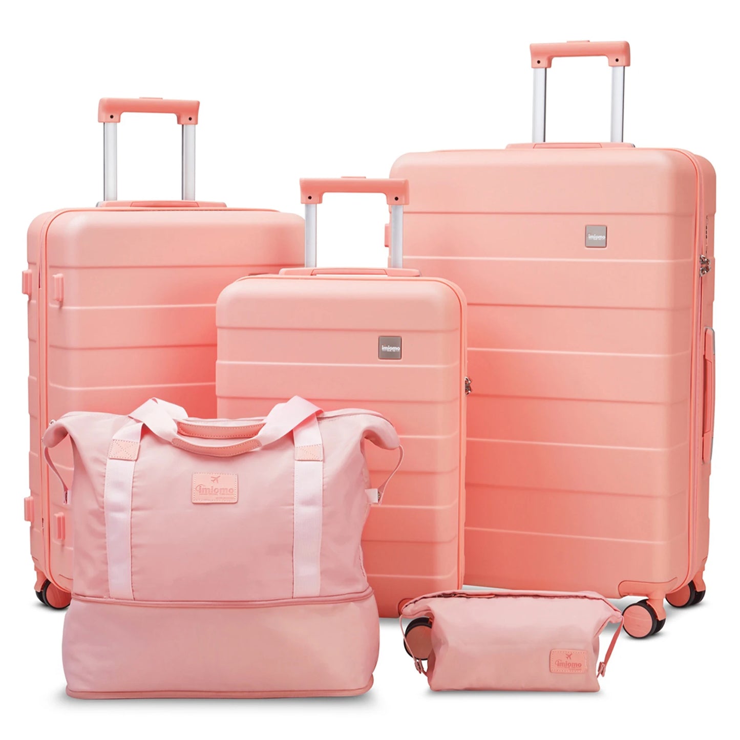 Travel Luggage Set Hard Shell Lightweight Carry Suitcase