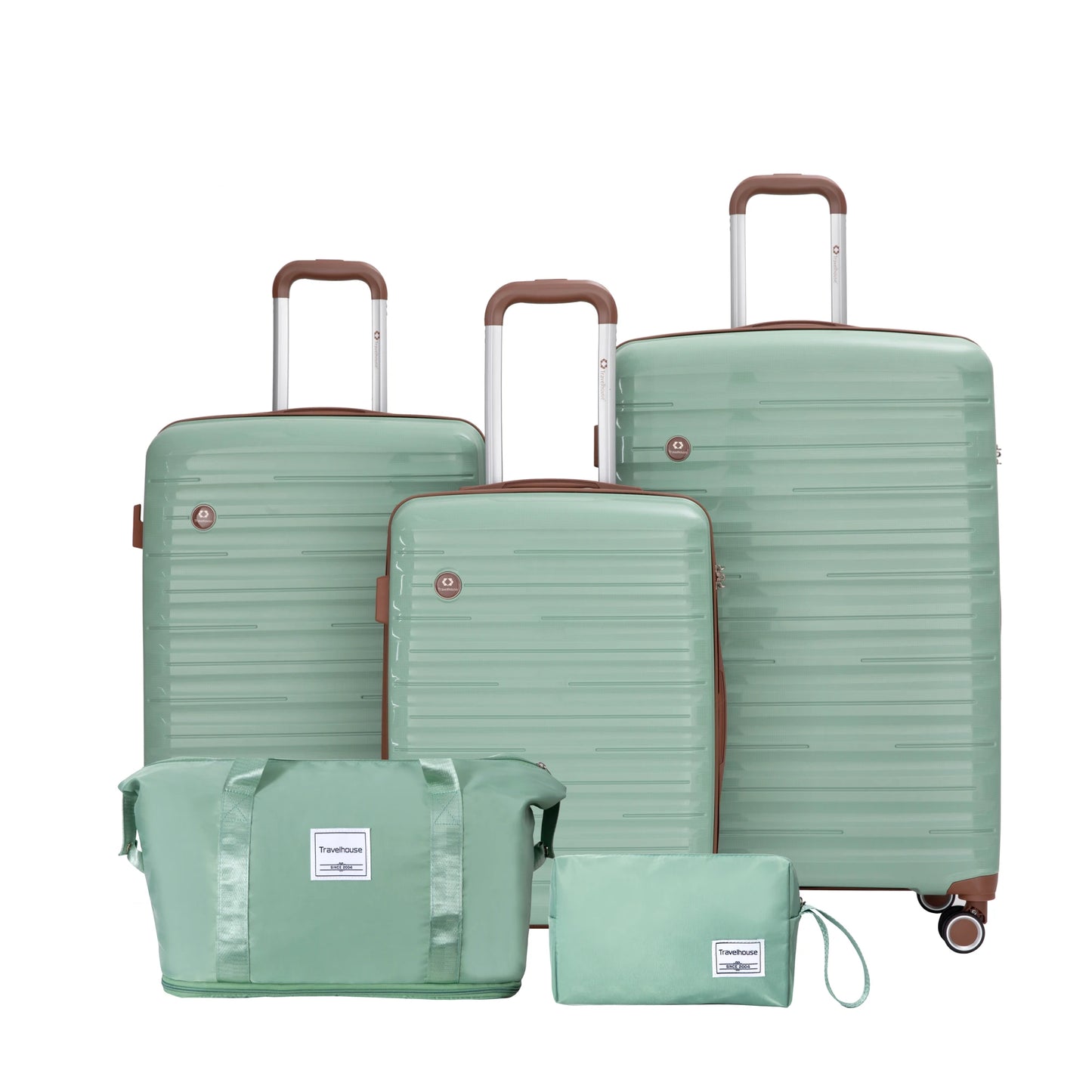 Luggage Set Suitcases Double Spinner Wheels TSA Lock