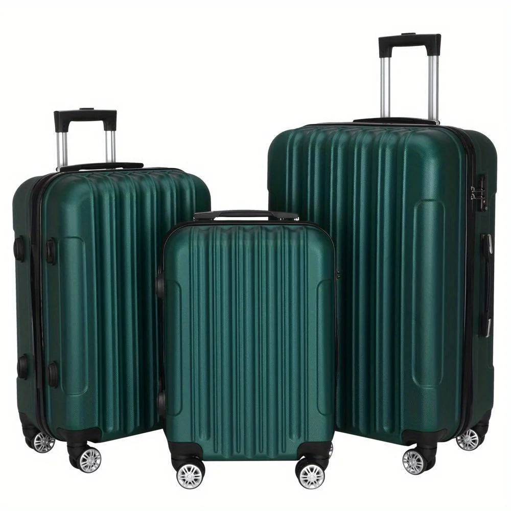 Luggage Travel ABS trolley Hard shell suitcase TSA lock
