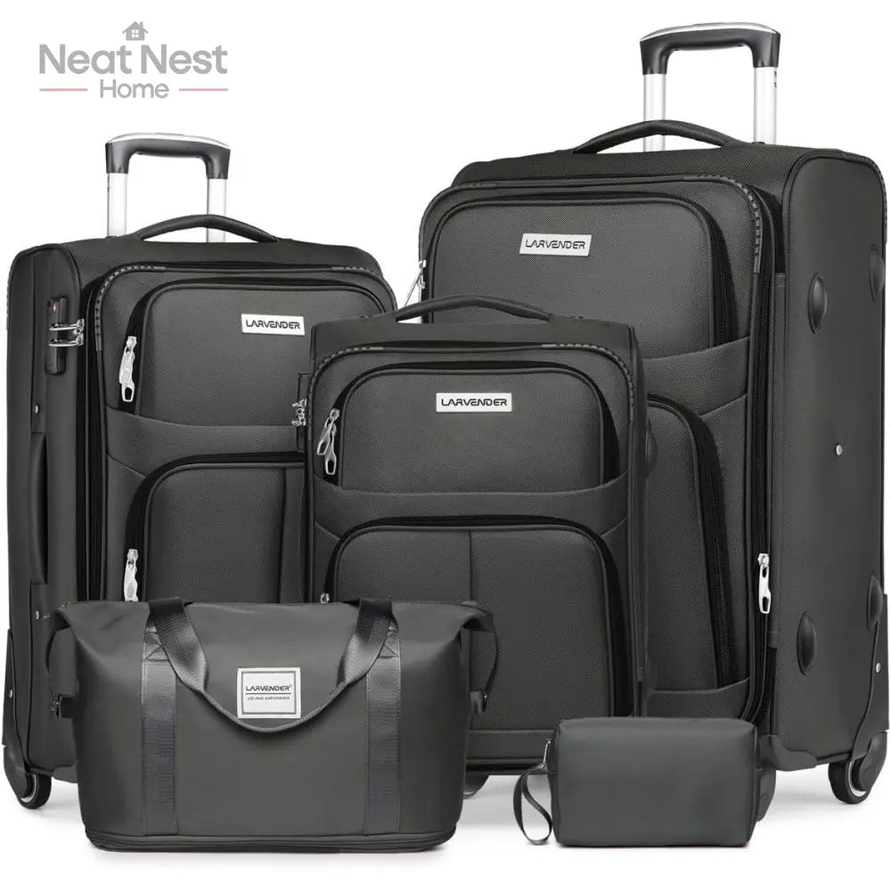Luggage Sets,Soft side Expandable Suitcases Set,