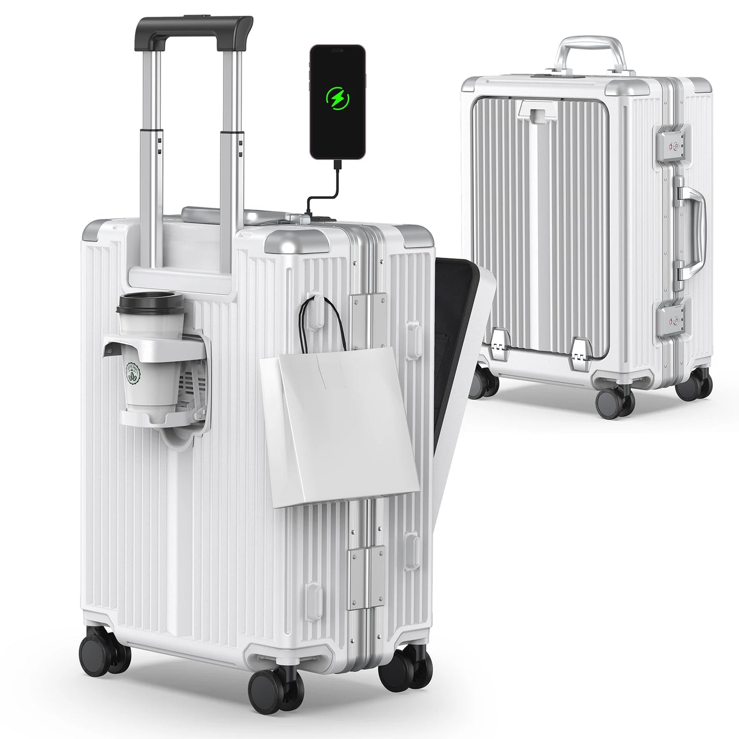 Airline Approved Carry On Luggage,Aluminum Framed
