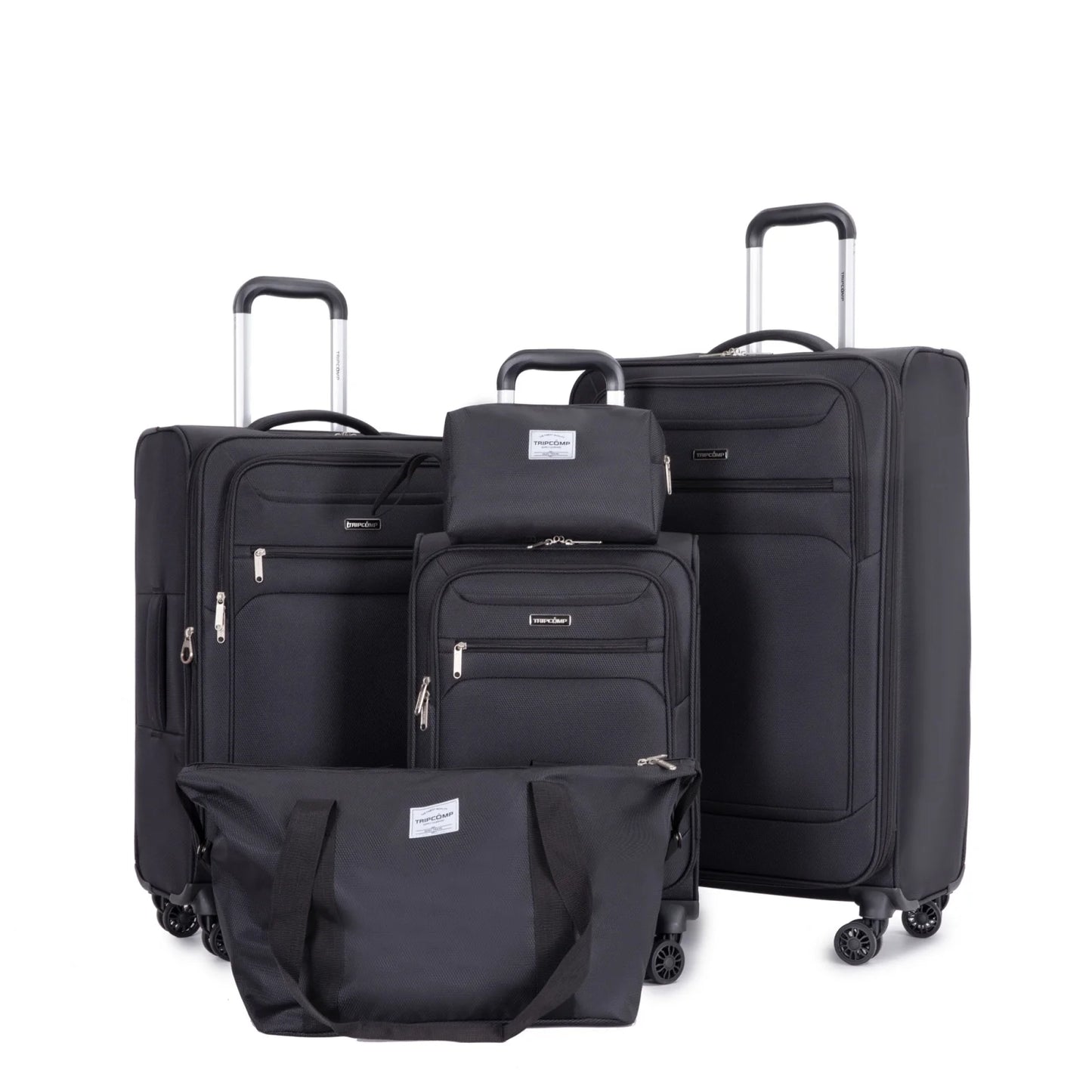 Luggage Set with Expandable, Lightweight Softside