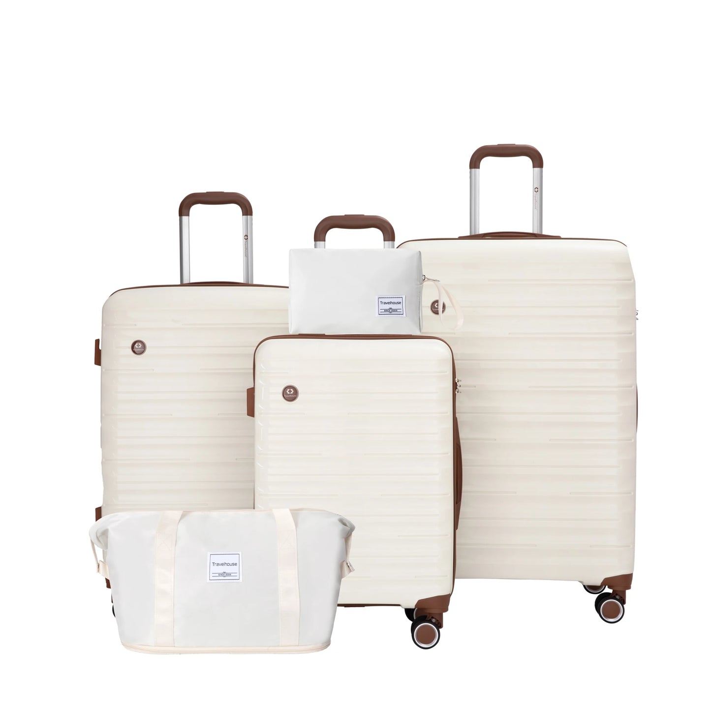 Luggage Set Suitcases Double Spinner Wheels TSA Lock