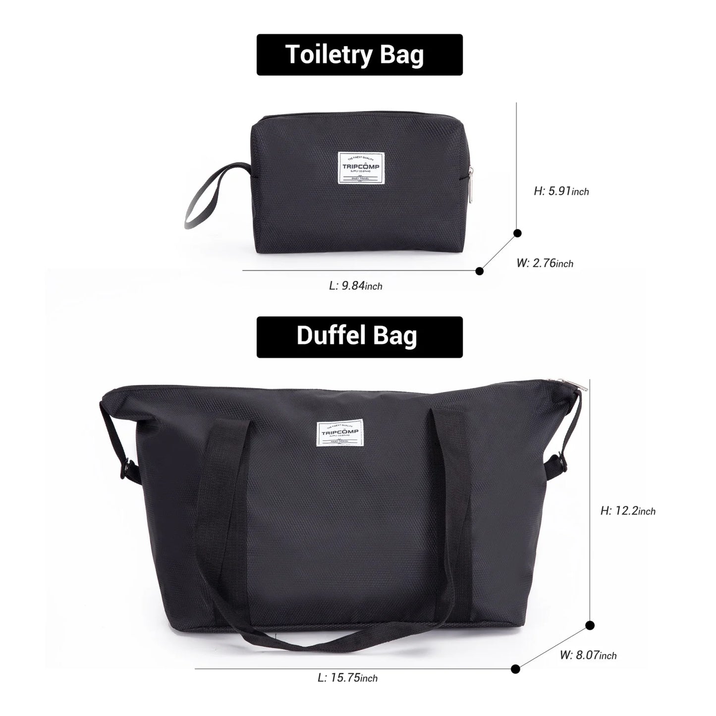 Luggage Set with Expandable, Lightweight Softside