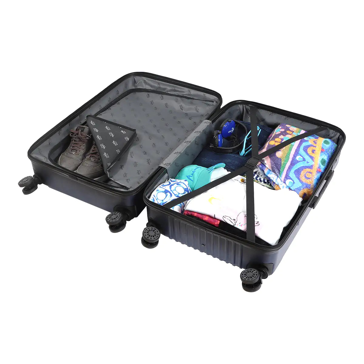 Biggdesign Ocean Carry On Luggage, Blue, Small - 27268161