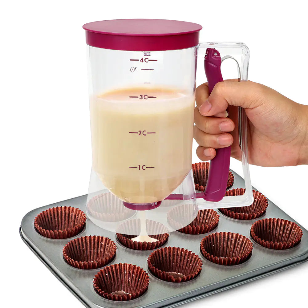 900ml Handheld Batter Funnel for Home Use
