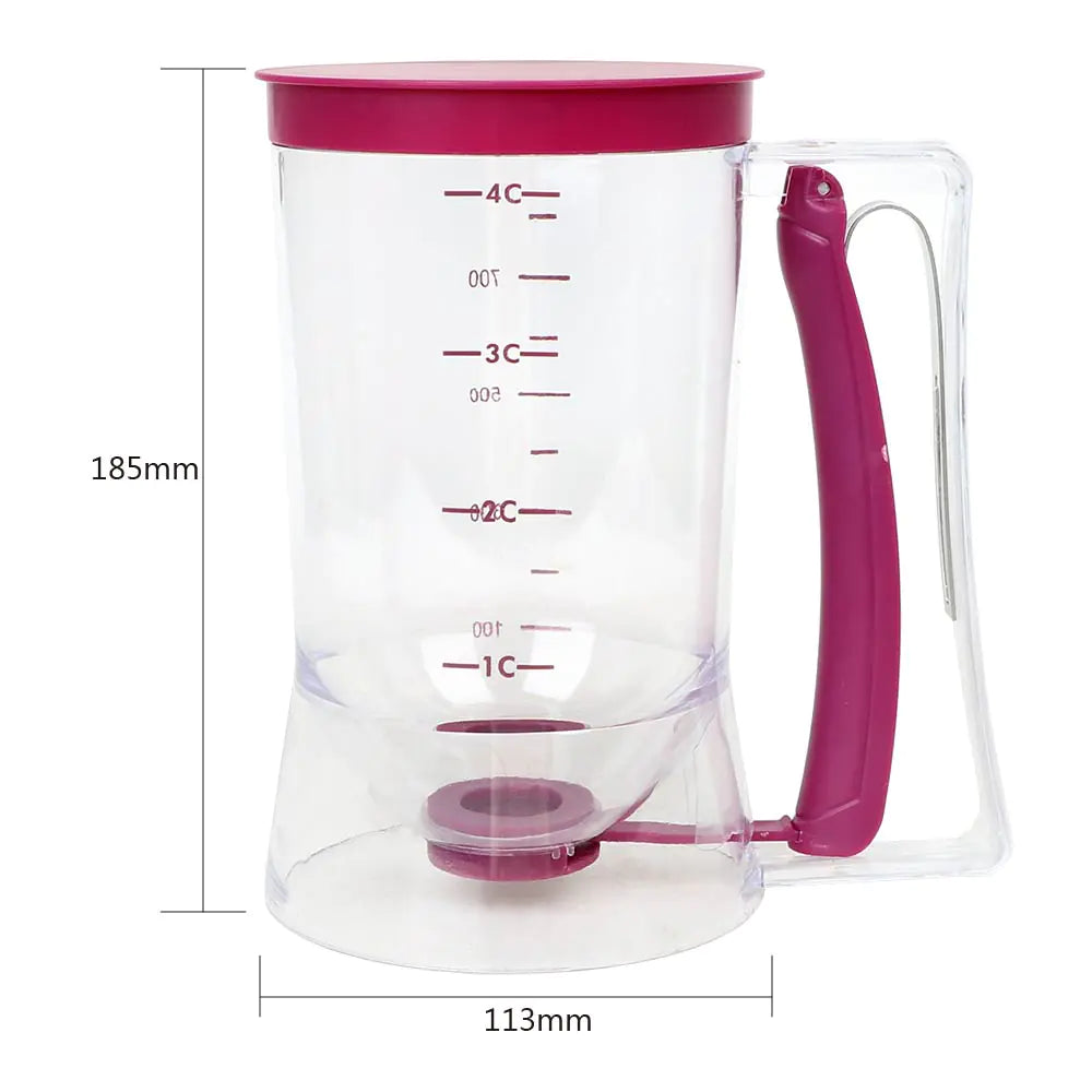 900ml Handheld Batter Funnel for Home Use