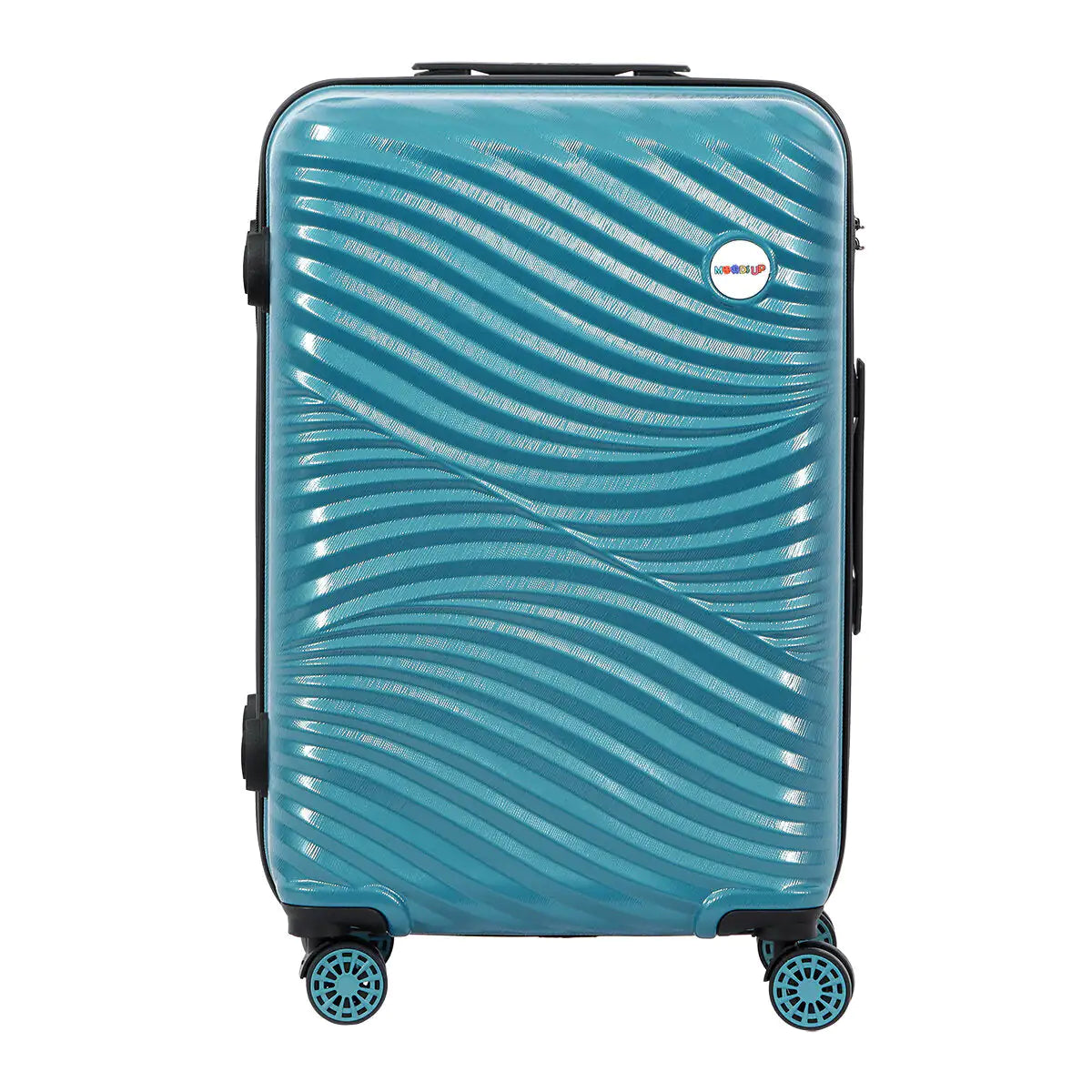 Biggdesign Moods Up Suitcase, Large, Steel Blue, 28 Inch - 83000083