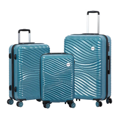 spinner luggage 3-piece set and suitcasefor travel