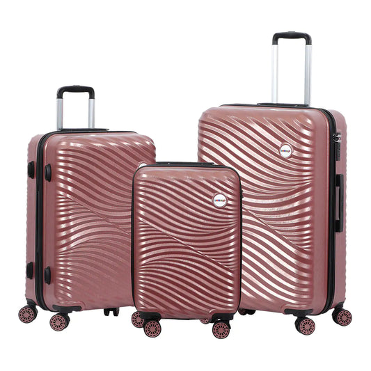 Large Gray Spinner Suitcase