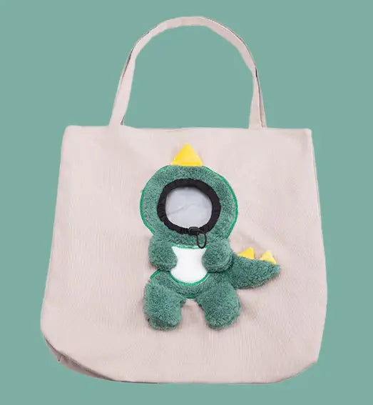 Floral pet carrier bag for small dogs