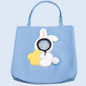 Neutral grey pet travel bag with mesh sides