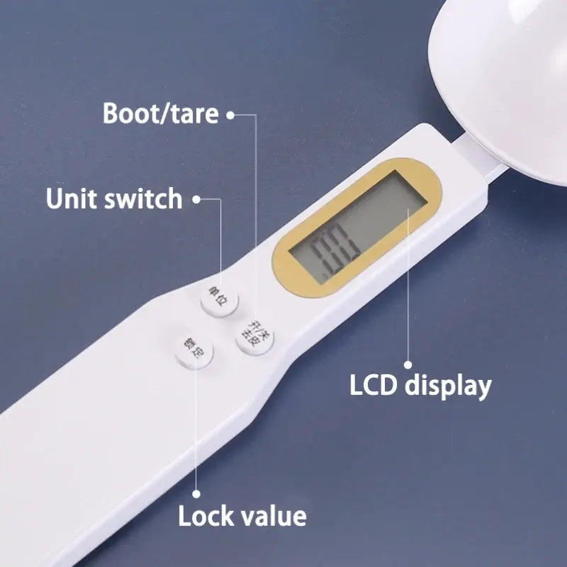 Multiple units of electronic spoon scales in various color options