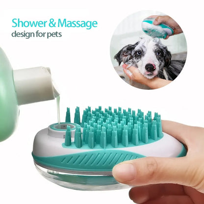 Pet Bath Comb & Massage Brush