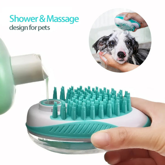 Pet Bath Comb & Massage Brush