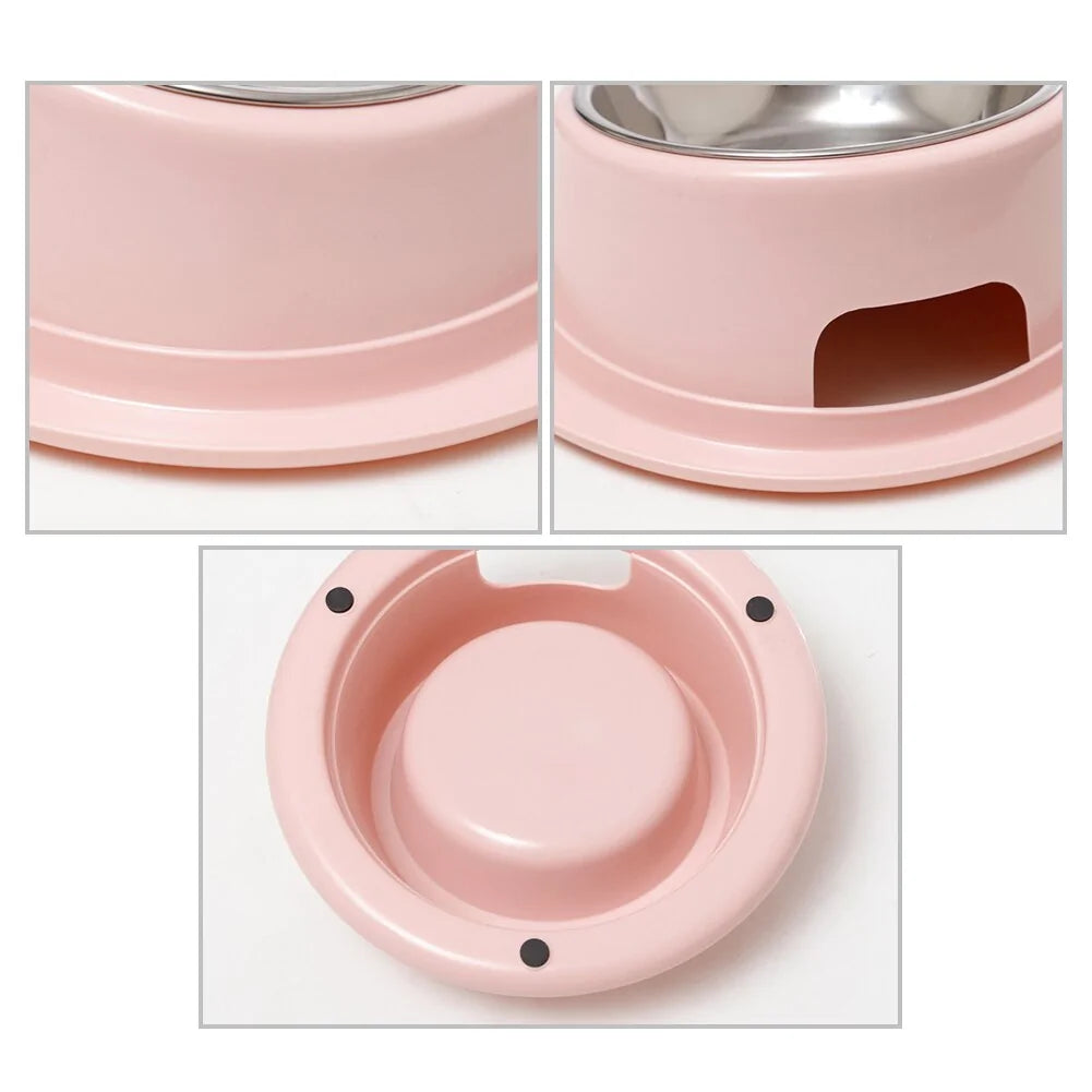 Stylish pet bowl in use by a small dog or cat