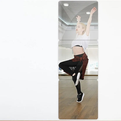 3-Piece Acrylic Mirror Sticker Set: Modern Wall Decor