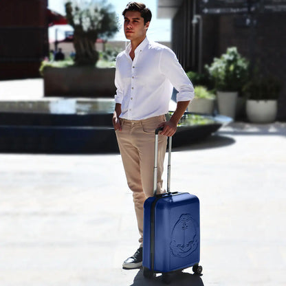 Biggdesign Ocean Carry On Luggage, Blue, Small - 83203582