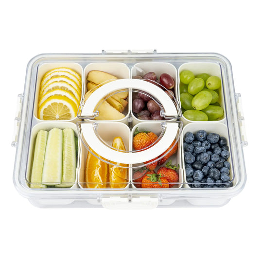 Divided Serving Snackle Box Container