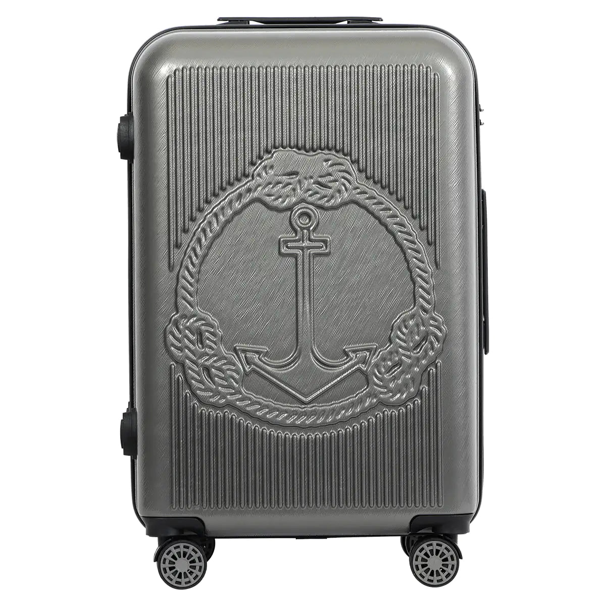 Biggdesign Ocean Suitcase Luggage, Gray, Medium - 26550614