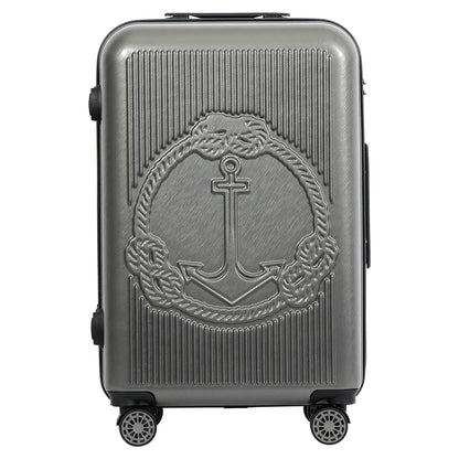 Biggdesign Ocean Suitcase Luggage, Gray, Medium - 26550614