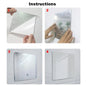 3-Piece Acrylic Mirror Sticker Set: Modern Wall Decor