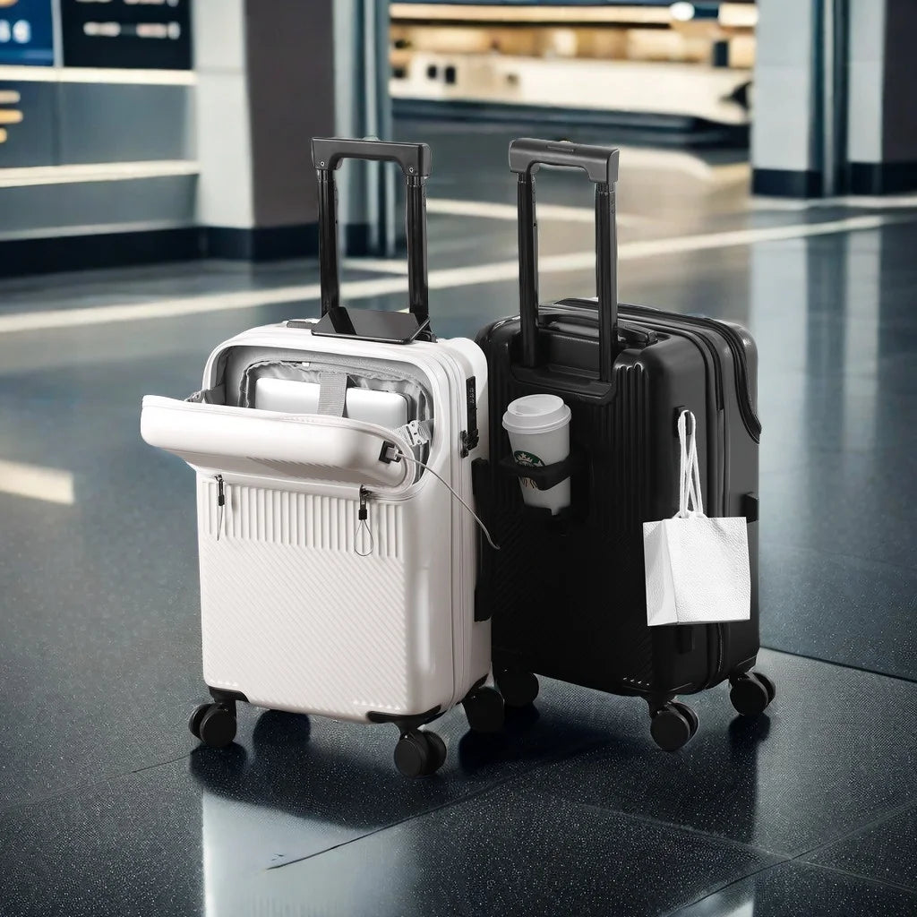 Luggage,  swivel wheel combination lock carry-on