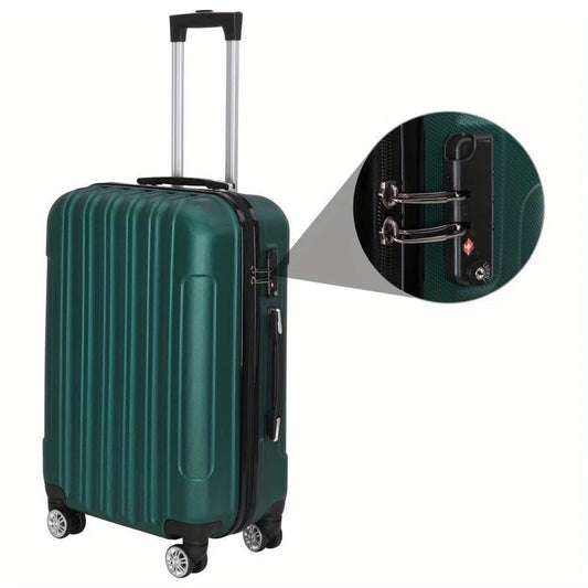 Luggage Travel ABS trolley Hard shell suitcase TSA lock