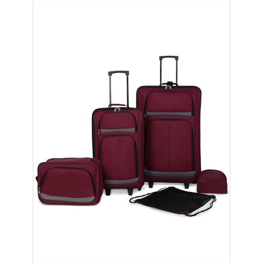 Luggage Value Set, Softside Expandable Suitcases,
