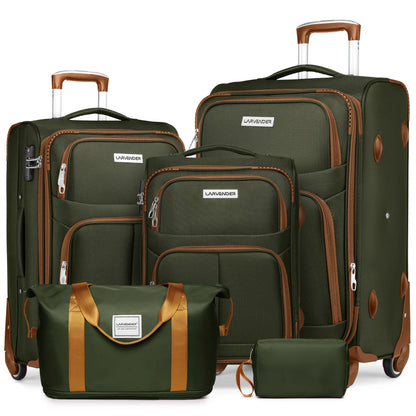 Luggage Sets,Soft side Expandable Suitcases Set,