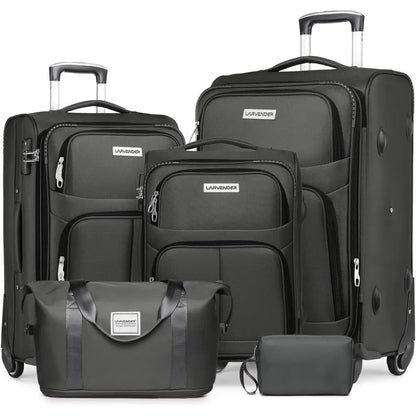 Luggage Sets,Soft side Expandable Suitcases Set,