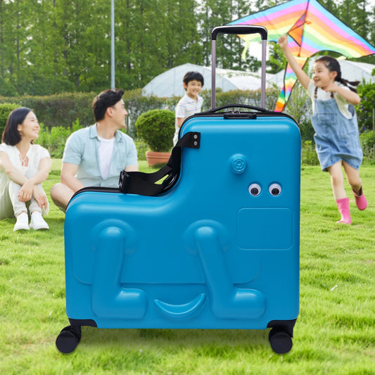 Children'S Ride On Luggage, Portable Wheel Carry
