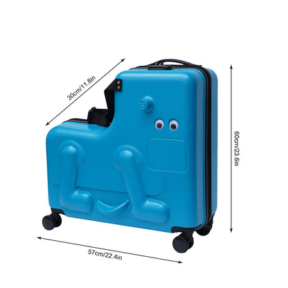 Children'S Ride On Luggage, Portable Wheel Carry