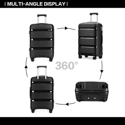 Kono Check-In Suitcase Spacious Hardshell TSA Approved